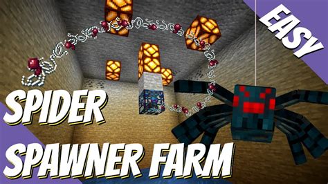 First of all you need to find a cave <strong>spider</strong> spawner, they are located in mineshafts. . Spider farm minecraft 119